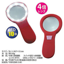 画像をギャラリービューアに読み込む, セーブ・インダストリー 10LEDライト付ハンディルーペ 809268 管理No. 4989918504755