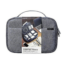 画像をギャラリービューアに読み込む, エレコム ガジェットポーチ/オーガナイズポーチ/キャリングタイプ/ネイビー BMA-GP15NV 管理No. 4549550174374