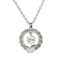 画像をギャラリービューアに読み込む, TirrLirr スウィング 揺れる ネックレス シルバー925 キュービック TNSS-002 管理No. 4560337902690