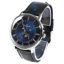 画像をギャラリービューアに読み込む, GRANDEUR メンズウォッチ レザーシリーズ ブルー GRP014W2 管理No. 4540070720638