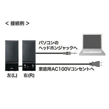 画像をギャラリービューアに読み込む, サンワサプライ マルチメディアスピーカー MM-SPL14BKN 管理No. 4969887574195