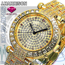 画像をギャラリービューアに読み込む, J.HARRISON 天然ルビー1石付シャイニング電池式電波時計紳士用 JH-088M 管理No. 4582263148812