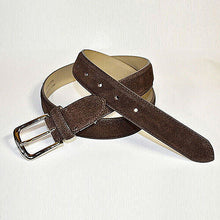 画像をギャラリービューアに読み込む, 長沢ベルト工業 バックスキンベルト ダークブラウン KR004-DB 管理No. 4589452992294