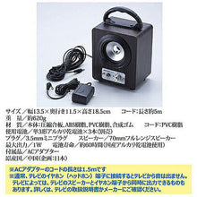 画像をギャラリービューアに読み込む, 旭電機化成 大きな手もとスピーカー 812063 管理No. 4962644941360