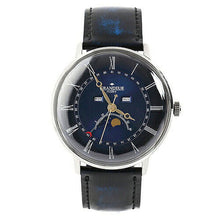 画像をギャラリービューアに読み込む, GRANDEUR メンズウォッチ レザーシリーズ ブルー GRP014W2 管理No. 4540070720638