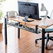 画像をギャラリービューアに読み込む, サンワサプライ ケーブル配線トレー ワイヤー Lサイズ 汎用タイプ ブラック CB-CT3BK 管理No. 4969887194416