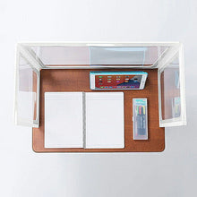 画像をギャラリービューアに読み込む, サンワサプライ コの字型卓上パーティション(5枚セット) SPT-DP111P5 管理No. 4969887621356