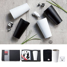 画像をギャラリービューアに読み込む, B&W Zoo タンブラー&FT1(パンダ) 1-1-0030 管理No. 4570061711123