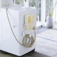 画像をギャラリービューアに読み込む, 【タワー】トレー付き洗濯機横マグネットバスブーツ&ホースホルダー