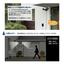 画像をギャラリービューアに読み込む, マクロス ソーラー充電ツインセンサーライト6W MEL-183 管理No. 4532141146546