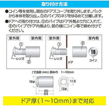 画像をギャラリービューアに読み込む, ノムラテック 取替用ドアスコープ 公団用 N-1033 8128532 管理No. 4909314410238