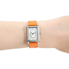 画像をギャラリービューアに読み込む, GRANDEUR レディースウォッチカラフルレザーバンドシリーズ マリーゴールド ESL073W3 管理No. 4540070281030