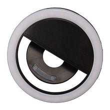 画像をギャラリービューアに読み込む, エツミ VLOG クリップリングライト28 黒 VE-2295 管理No. 4975981457890