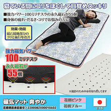 画像をギャラリービューアに読み込む, リライ 磁気マット 爽やか 花柄ピンク 8093451 管理No. 4562393150039