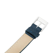 画像をギャラリービューアに読み込む, GRANDEUR レディースウォッチカラフルレザーバンドシリーズ ネイビー ESL073W2 管理No. 4540070280576