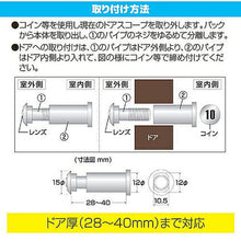 画像をギャラリービューアに読み込む, ノムラテック 取替用ドアスコープ 一般用 N-1032 8128531 管理No. 4909314410221