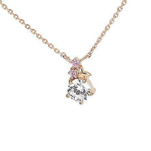 画像をギャラリービューアに読み込む, TirrLirr ブランド ネックレス シルバー925 ピンクゴールド キュービック TNS-112 管理No. 4560337898719