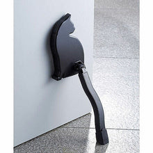 画像をギャラリービューアに読み込む, 旭電機化成 ドアストッパーねこ ホワイト 8106892 管理No. 4962644940134