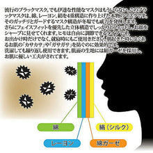 画像をギャラリービューアに読み込む, エスアンドエム おでかけブラックマスク 花柄 8119922 管理No. 4904183100594