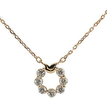 画像をギャラリービューアに読み込む, TirrLirr ブランド ネックレス シルバー925 ピンクゴールド キュービック TNS-110 管理No. 4560337898696