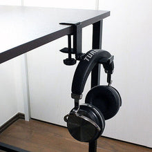 画像をギャラリービューアに読み込む, 日本トラストテクノロジー アルミ折畳みデスクフック ブラック ALDESKH-BK 管理No. 4520008254831