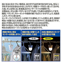 画像をギャラリービューアに読み込む, 旭電機化成ハンガーセンサーライト 812112 管理No. 4962644665273