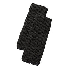 画像をギャラリービューアに読み込む, 太陽ニット 裏シルク混ひざケアウォーマー ブラック 8127881 管理No. 4517102504115