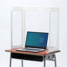 画像をギャラリービューアに読み込む, サンワサプライ コの字型卓上パーティション(5枚セット) SPT-DP111P5 管理No. 4969887621356