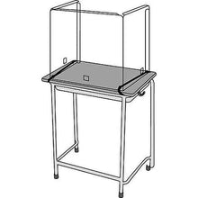 画像をギャラリービューアに読み込む, 【5個セット】ARTEC 学校机飛沫防止ガード 標準サイズ ATC51083X5 管理No. 4589453012342