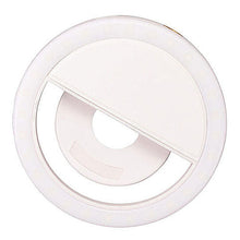 画像をギャラリービューアに読み込む, エツミ VLOG クリップリングライト28 白 VE-2296 管理No. 4975981457999