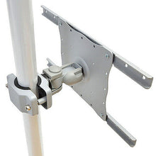 画像をギャラリービューアに読み込む, サンコー 大型モニター用2軸式アームポールマウント(VESA400x200対応) MARM126CS 管理No. 4562331795971