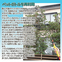 画像をギャラリービューアに読み込む, ジャステム ペットボトル専用 2WAY加圧スプレー 811493 管理No. 4542584480060