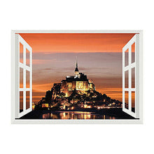 画像をギャラリービューアに読み込む, 昭プラ お風呂のポスター 世界遺産 モンサンミシェル 8100444 管理No. 4560486511286