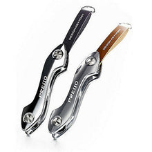 画像をギャラリービューアに読み込む, SIDE デザインキーホルダー Design Key Port カギ3枚収納 シルバー 革ストラップ ブラウン S002 管理No. 4589714910028