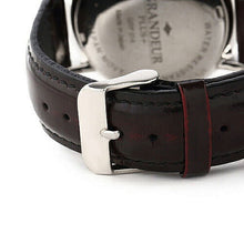 画像をギャラリービューアに読み込む, GRANDEUR メンズウォッチ レザーシリーズ レッド GRP014W1 管理No. 4540070720621