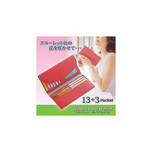 画像をギャラリービューアに読み込む, 小島通商 スカーレット カードウォレット 810128 管理No. 4582221801629