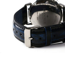 画像をギャラリービューアに読み込む, GRANDEUR メンズウォッチ レザーシリーズ ブルー GRP014W2 管理No. 4540070720638