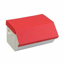 画像をギャラリービューアに読み込む, セーブ・インダストリー たためるスタッキングボックス レッド 8109371 管理No. 4989918505578