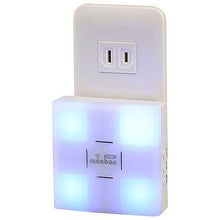 画像をギャラリービューアに読み込む, オーム電機 ワイヤレスチャイム増設用 光フラッシュ受信機 AC電源式 08-0548 OCH-AC48-BLUE 管理No. 4971275805484