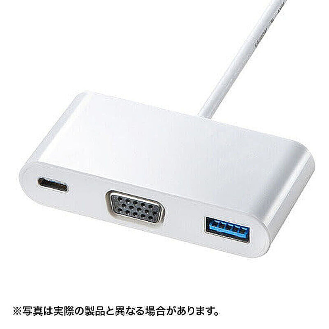 サンワサプライ USBTypeC-VGAマルチ変換アダプタ AD-ALCMV01 管理No. 4969887761397