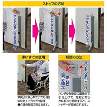 画像をギャラリービューアに読み込む, ノムラテック ハンディドアストッパー　グレー 8109072 管理No. 4909314411297
