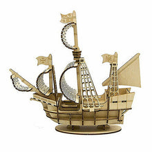 画像をギャラリービューアに読み込む, エーゾーン Wooden Art ki-gu-mi 帆船 KGM10578 管理No. 4580423510578
