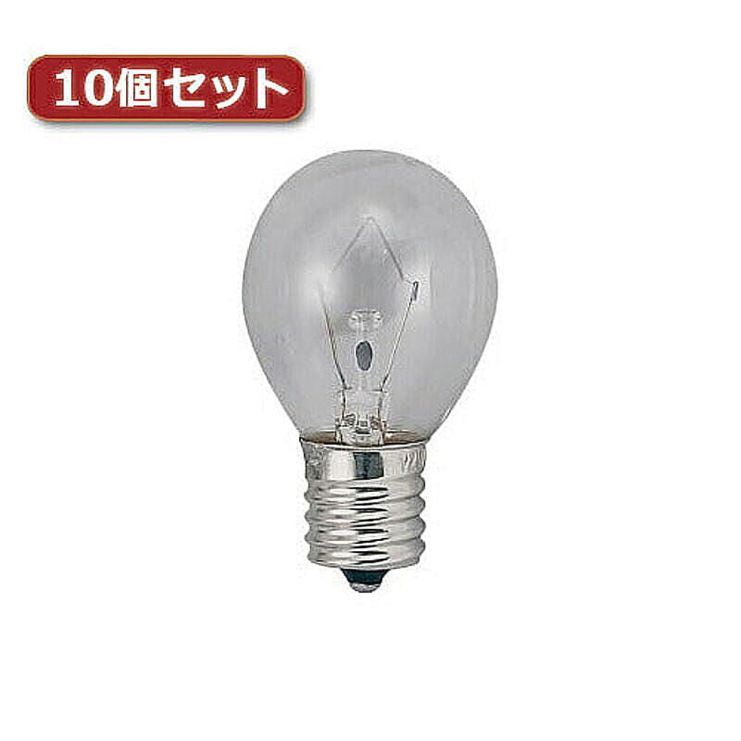 YAZAWA ミニランプ S35 E17 40W形 クリア10個セット S351736CX10 管理No. 4560352860128