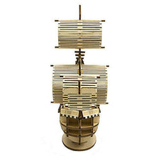 画像をギャラリービューアに読み込む, エーゾーン Wooden Art ki-gu-mi 帆船 KGM10578 管理No. 4580423510578
