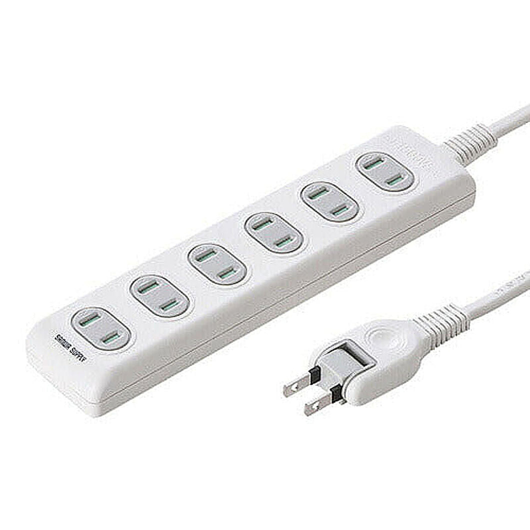 サンワサプライ 火災予防安全タップ TAP-TSH62N 管理No. 4969887836613