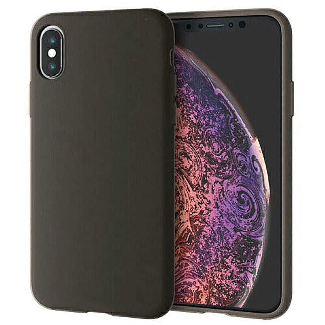 エレコム iPhone XS/シリコンケース/ブラック PM-A18BSCBK 管理No. 4953103368651